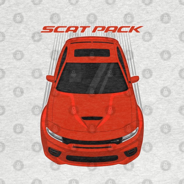 Dodge Charger Scat Pack Widebody - Go Mango Orange by V8social